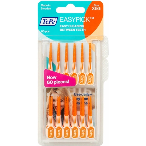 10x TePe EasyPick Maat XS/ S 60 stuks