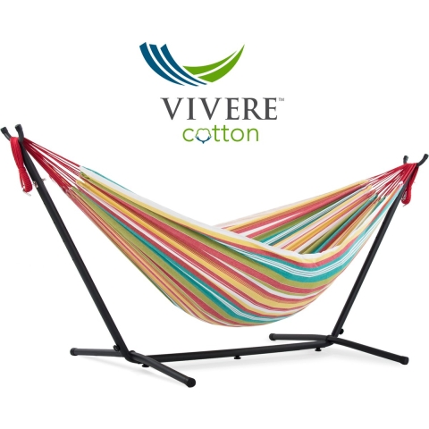 Vivere Combo Tweepersoons Hangmat met Standaard