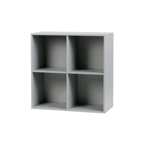 vtwonen Lower Case Modulaire Wandkast 4 Vakken - Open - Betongrijs