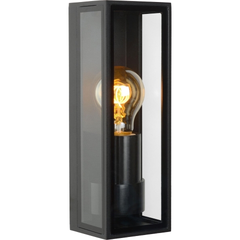 Lucide DUKAN Wandlamp 1xE27 - Zwart