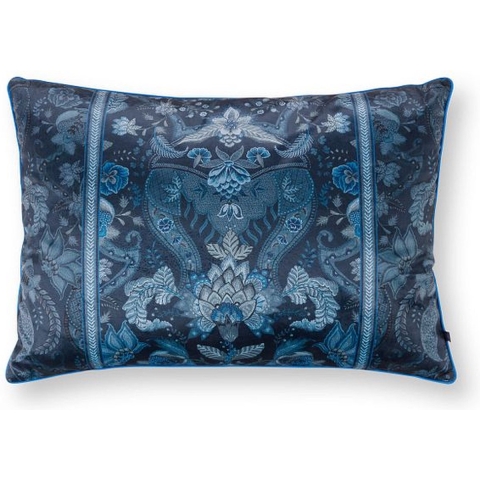 Pip Studio Kyoto Sierkussen L 70 x B 50 cm - Blauw