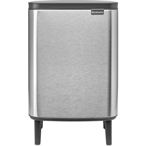 Brabantia Bo Hi Afvalemmer 12 L - Matt Steel FPP