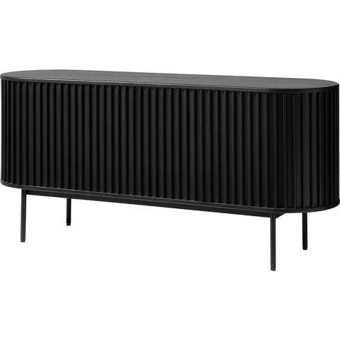 Olivine Redmer houten sideboard zwart eiken - 160 x 45 cm