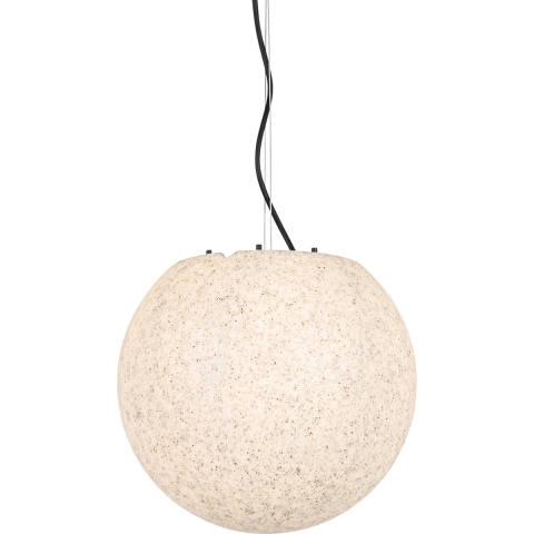 QAZQA Moderne buiten hanglamp grijs 35 cm IP65 - Nura