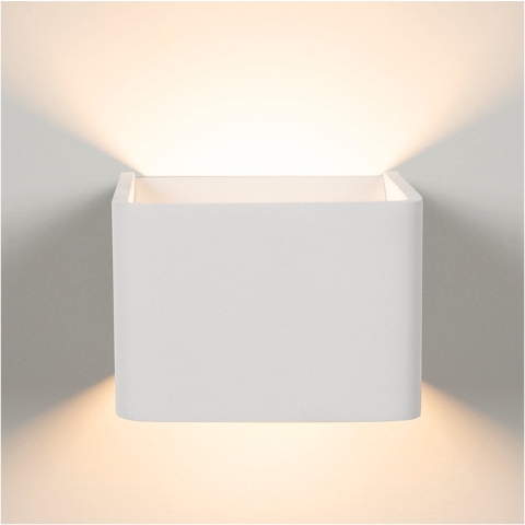 Atmooz Calla - Wandlamp - Wandspot - Wit - 10 x 10 cm