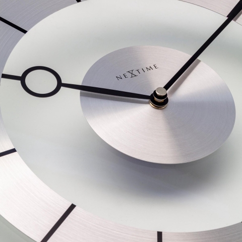 NeXtime NE-2790 Wandklok Dia. 31 Cm, Glas, Retro