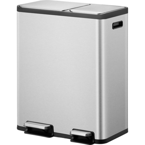 EKO EcoCasa Recycler pedaalemmer 30+20 ltr, EKO