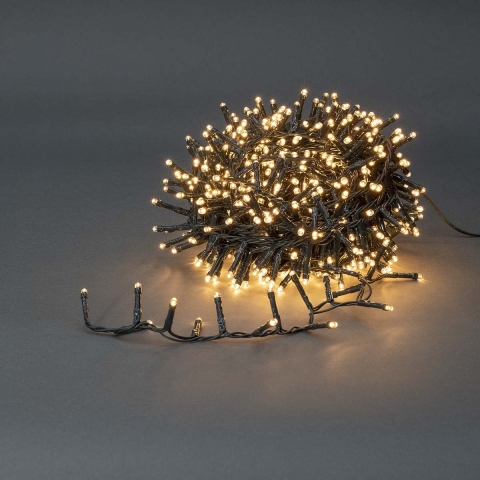 Nedis CLCC700 Decoratieve Verlichting Compacte Cluster 700 Led&apos;s Warm Wit 14.00 M Licht Effecten: 7 Binnen & Buiten Netvoeding