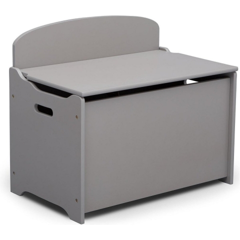 Delta Children TB83460GN-026 Houten Opbergkist met Rugleuning Grijs