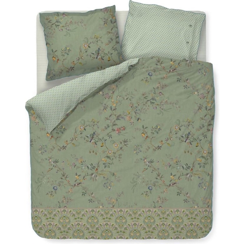 Pip Studio Amor De Dios Dekbedovertrek 200 x 200/220 cm - Groen