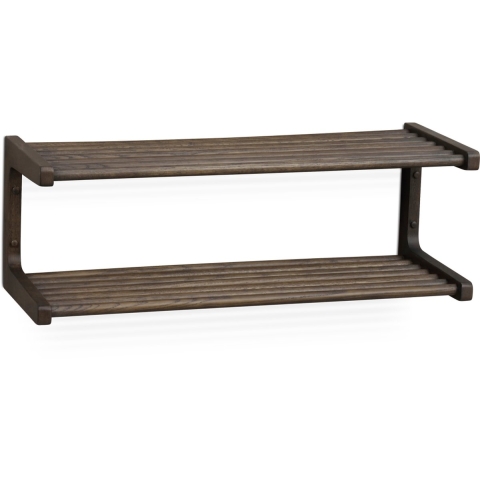 Rowico Inverness Schoenenrek - B80 X D32 X H28 - Donkerbruin Hout