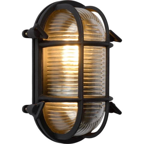 Lucide DUDLEY Wandlamp 1xE27 - Zwart