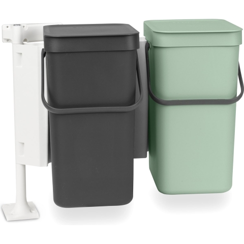 Brabantia Sort & Go Inbouwemmer 2 x 12 L
