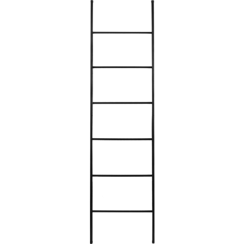 QUVIO Decoratieve ladder - 171 x 41,5 cm - Ijzer - Zwart