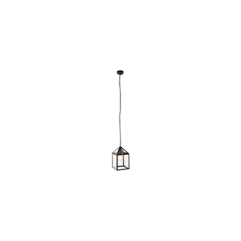 QAZQA Smart buiten hanglamp zwart IP23 incl. Wifi G95 - Amsterdam