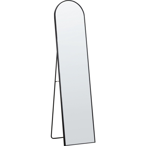 Beliani - BAGNOLET - Staande spiegel - Zwart - Aluminium