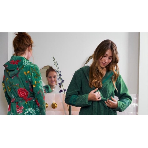 Pip Studio badjas Soft Zellige green