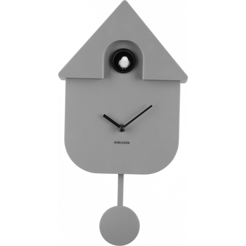 Karlsson Modern Cuckoo Wandklok - Grijs