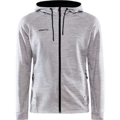 Craft 1909132 Adv Unify Fz Hood Men - Grey Melange - XS