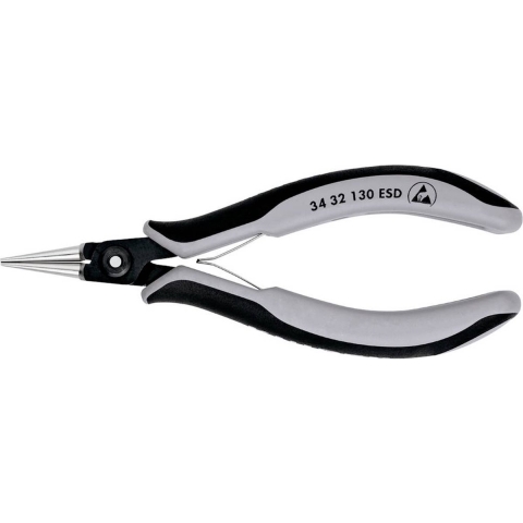 Knipex Grijptang ronde bek 130 mm ESD - 3432130ESD