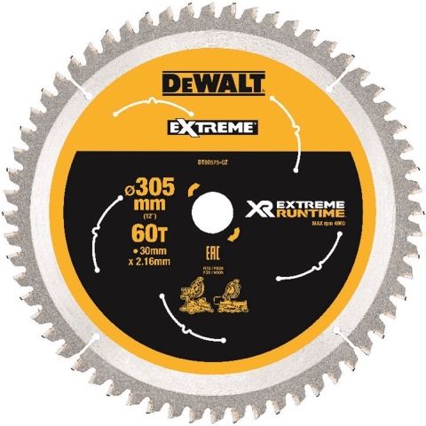 DeWalt DT99575-QZ XR 305mm x 30mm 60T CSB - DT99575-QZ