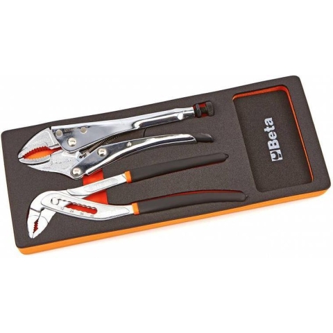 Beta Soepele voorgevormde inzetbakken met assortiment gereedschap M153 - 024500153