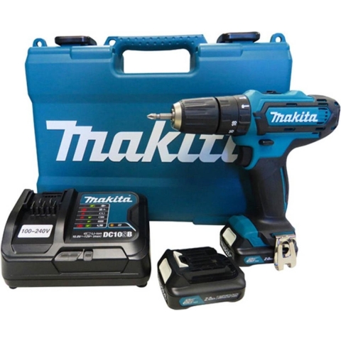 Makita HP331DSAE Klopboor-/schroefmachine | 10,8v 2.0Ah Li-ion schuifaccu in M-box