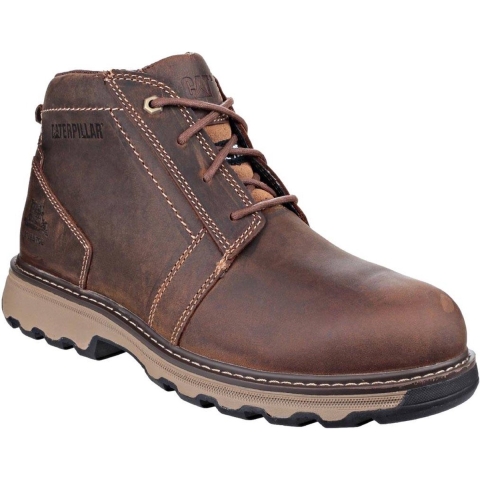 CAT Parker P720779 Hoog S1P | Bruin | Maat 41 - 00.030.008.41 00.030.008.41