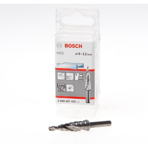 Bosch Accessoires Trappenboren HSS 4 12 mm, 6,0 mm, 66,5 mm 1st - 2608587425