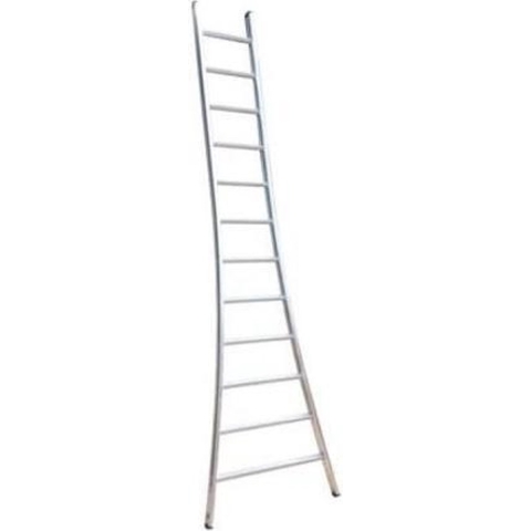 Little Jumbo Enkele ladder SuperPRO met uitgebogen bomen - 6 sporten