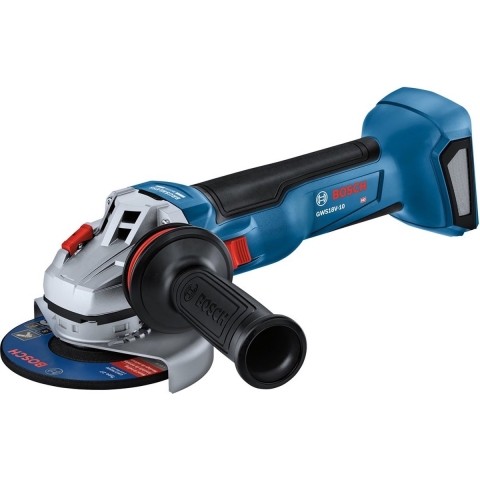 Bosch Blauw GWS 18V-10 | Accu Haakse slijper | Zonder accu&apos;s & lader - 06019J4000