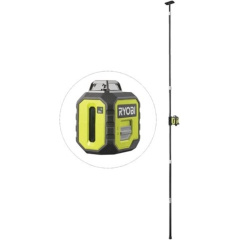 Ryobi Kruislijnlaser | Groen | 360° | inclusief RBCLTP1 | 5133005311 5133005311