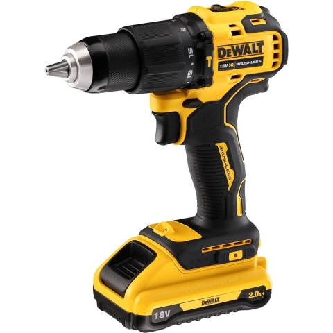 DeWalt DCD709D2T-QW Accu klopboormachine 18V 2,0Ah Li-Ion in TSTAK koffer - DCD709D2T-QW