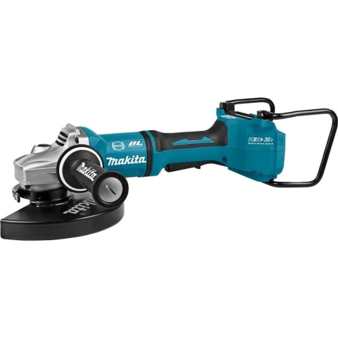 Makita DGA901ZKU1 2x18V Haakse Slijper 230mm in koffer met AWS zender | zonder accu&apos;s en lader