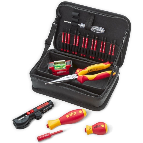 Wiha Elektriciens Set | Gereedschapset incl. multifunctioneel etui - 930050402 45418