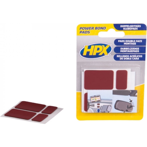 HPX Dubbelzijdige HSA bevestigingspads | Antraciet - PB1000 | 20 stuks PB1000
