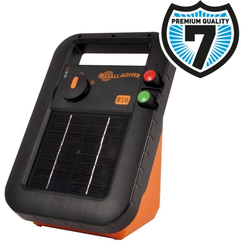 Gallagher S16 schrikdraadapparaat solar - 6V/0,16J - 341316