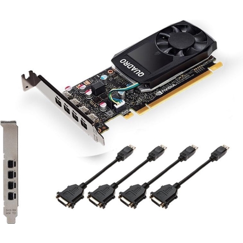NVIDIA Quadro P1000 V2 DP Grafische kaart