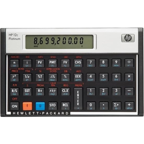 HP HP-12CPLAT-INT Rekenmachine -12C PLAT-INT Financieel FR,NL
