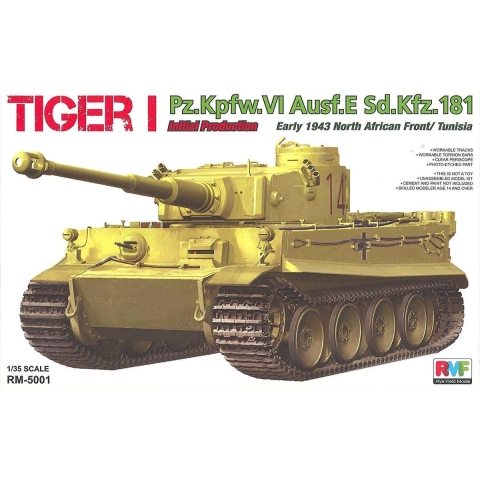 RYE Field Models 1/35 Tiger I Initial Production Early 1943 North African Front / Tunisia