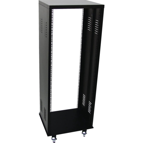 Omnitronic SR-19 19 inch rack 36 HE Staal Incl. wielen