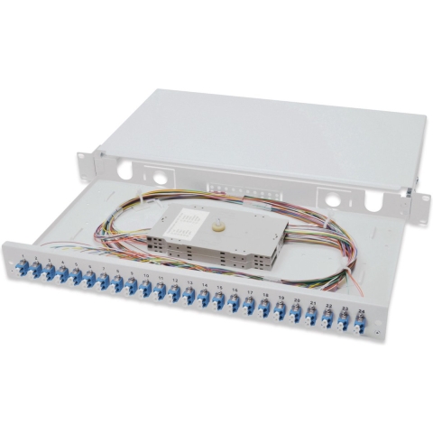 Digitus DN-96332/9 Glasvezel-patchpaneel 24 poorten LC Ingericht 1 HE