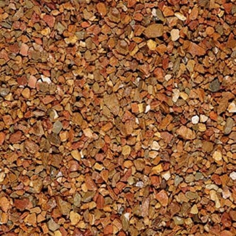 35 stuks! Grauwacke split bruin/rd 8/16 mm 20 kg - Gardenlux