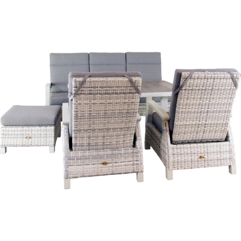 Loungeset New Haven Frozen Grey - Oosterik Home