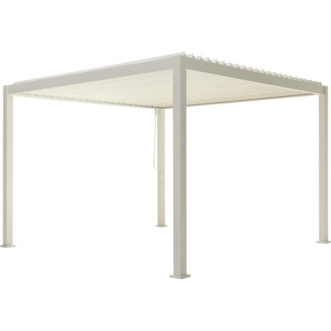 Overkapping vierkant M Alvaro Gazebo 360 x 400 cm Matt white - Suns