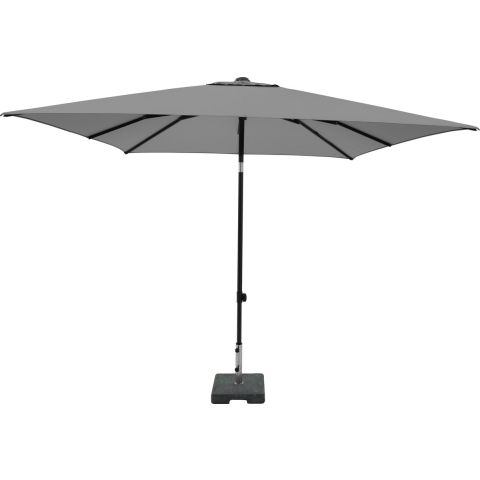 Stokparasol corsica push-up 200x250cm polyester l grey grade 6 zonwering - Madison
