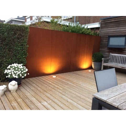 Gerofence Cortenstaal Corten Waves Schutting Lengte: 1000 Breedte: 5 Hoogte: 1800 - Geroba