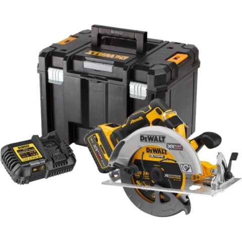 DeWalt DCS573T1 | Accu Cirkelzaag | 18V XR | Advantage | FlexVolt | 190 mm | 1x 6,0 Ah accu | In TSTAK koffer - DCS573T1-QW