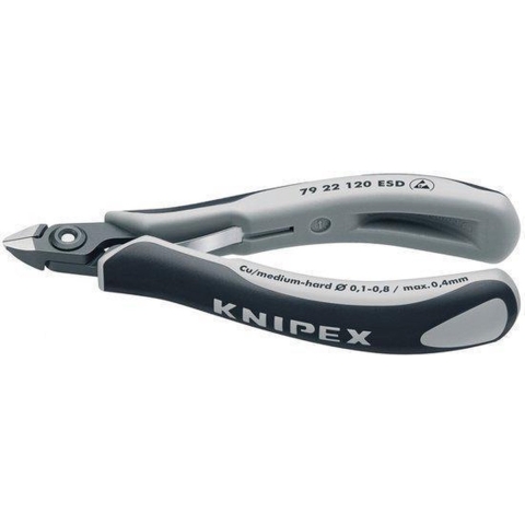 Knipex Zijsnijtang mini-kop 120 mm ESD - 7922120ESD