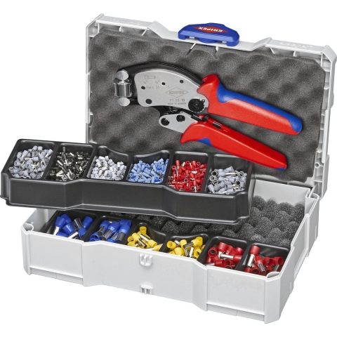 Knipex Assortiment adereindhulzen | 1191-delig 0,5-16 mm² in systainer | 1 stuk - 97 90 13 97 90 13